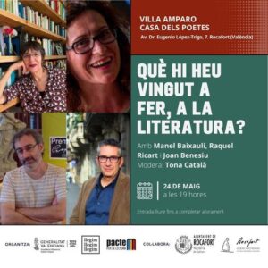 Què hi heu vingut a fer, a la literatura? @ Villa Amparo - Casa dels Poetes